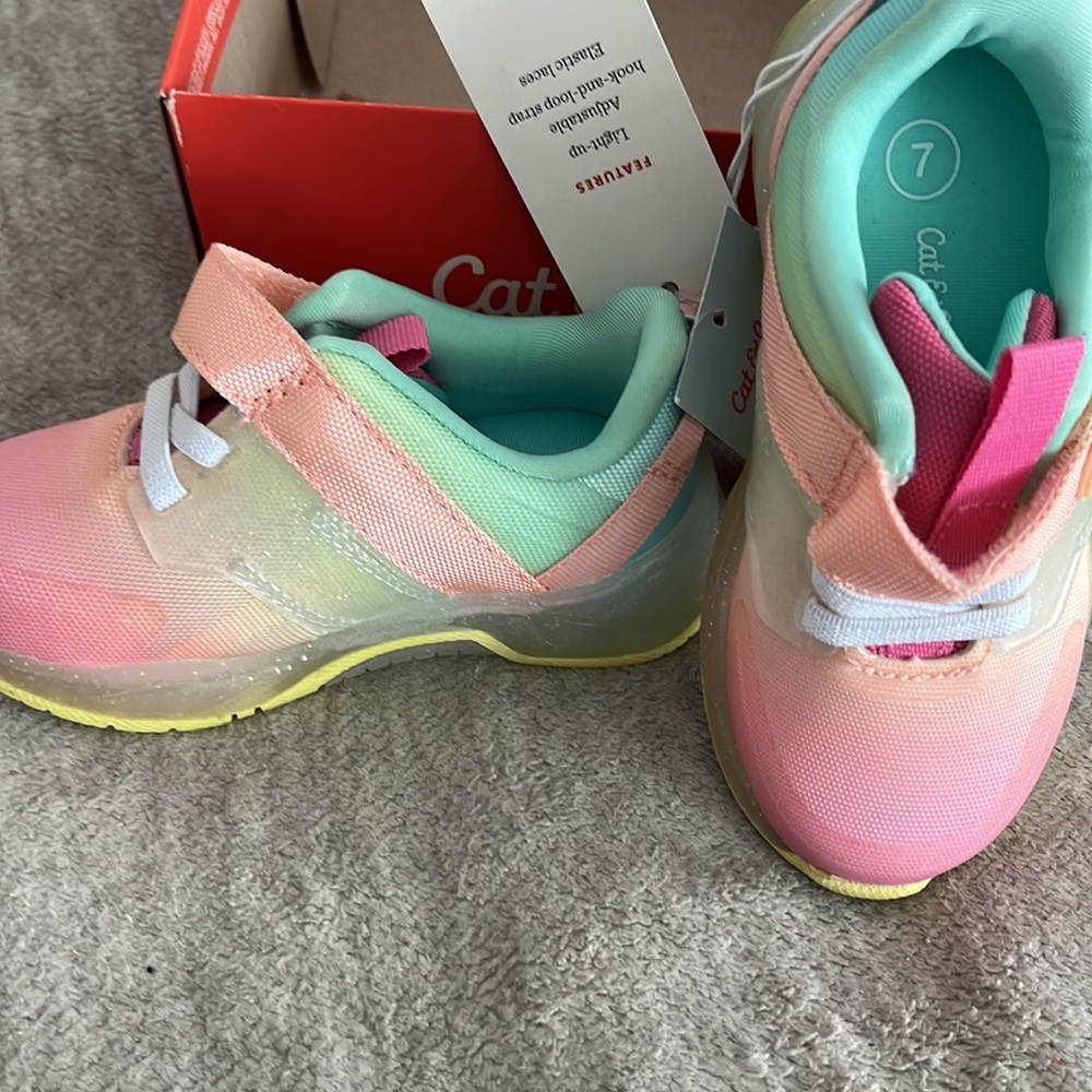 NWT “Reese” Light Up Toddler/Baby Sneakers, Multicolored